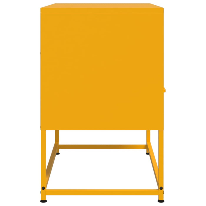 TV Cabinet Mustard Yellow 68x39x60.5 cm Steel