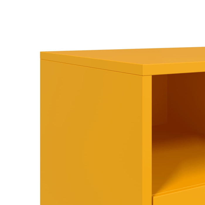 TV Cabinet Mustard Yellow 68x39x60.5 cm Steel