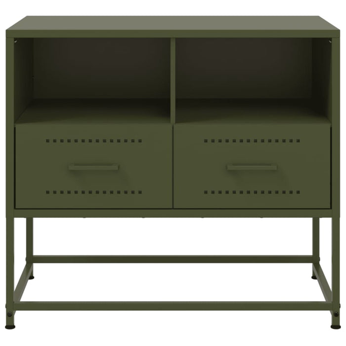 TV Cabinet Olive Green 68x39x60.5 cm Steel