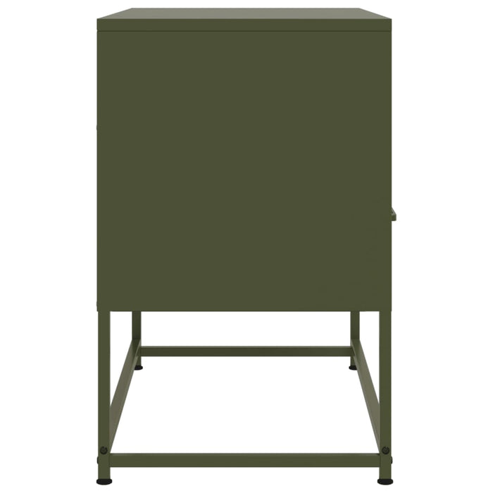 TV Cabinet Olive Green 68x39x60.5 cm Steel