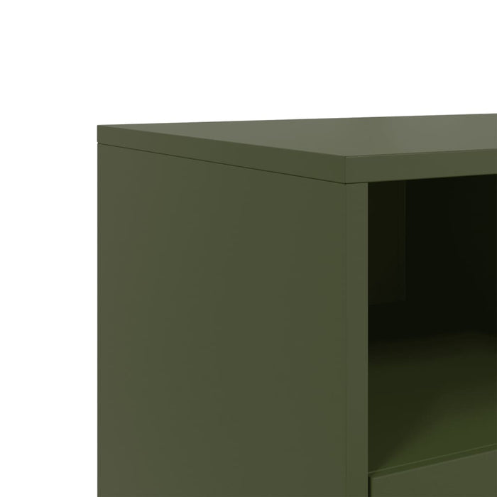 TV Cabinet Olive Green 68x39x60.5 cm Steel