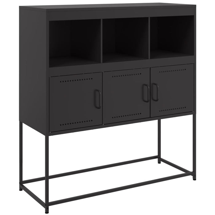 Sideboard Black 100.5x39x107 cm Steel