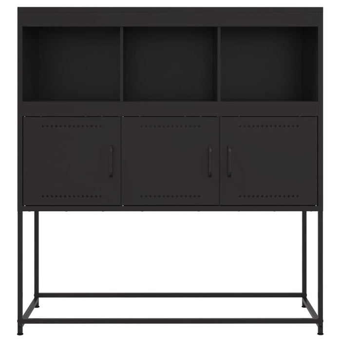 Sideboard Black 100.5x39x107 cm Steel