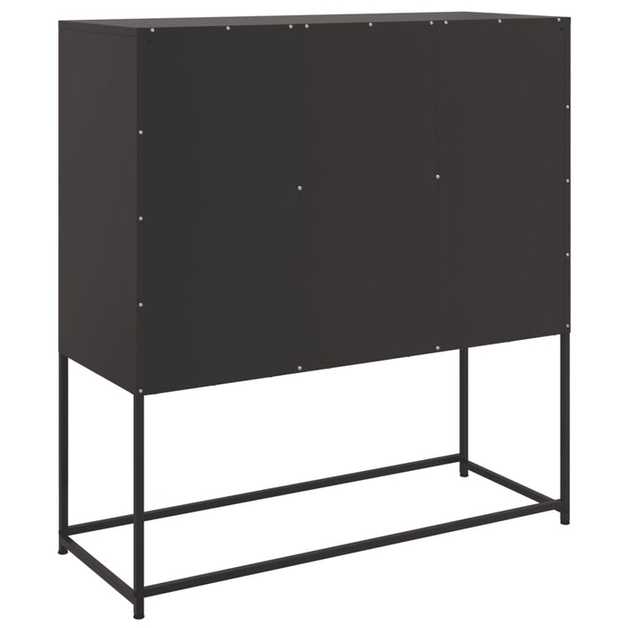 Sideboard Black 100.5x39x107 cm Steel