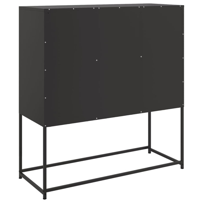 Sideboard Black 100.5x39x107 cm Steel