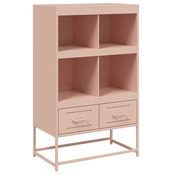 Highboard Pink 68.5x39x111.5 cm Steel