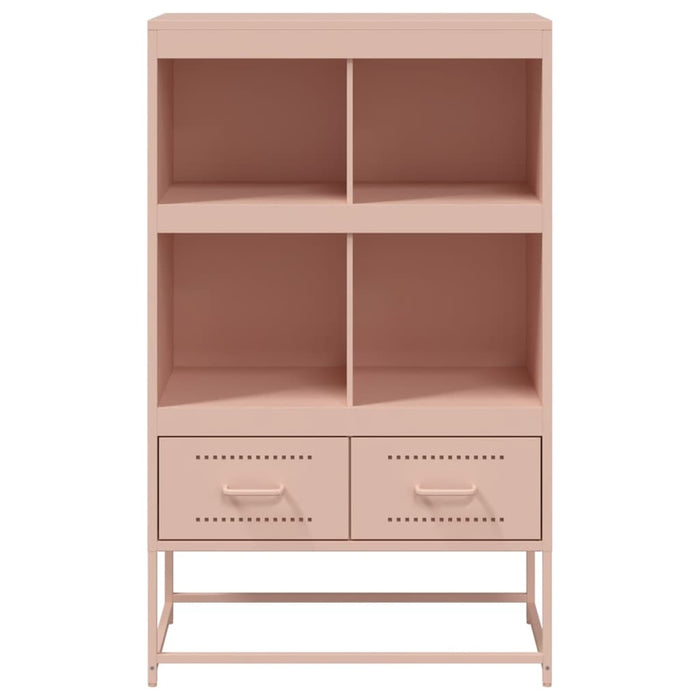 Highboard Pink 68.5x39x111.5 cm Steel