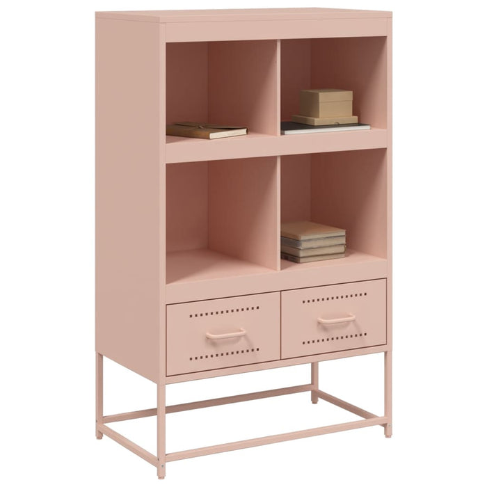 Highboard Pink 68.5x39x111.5 cm Steel