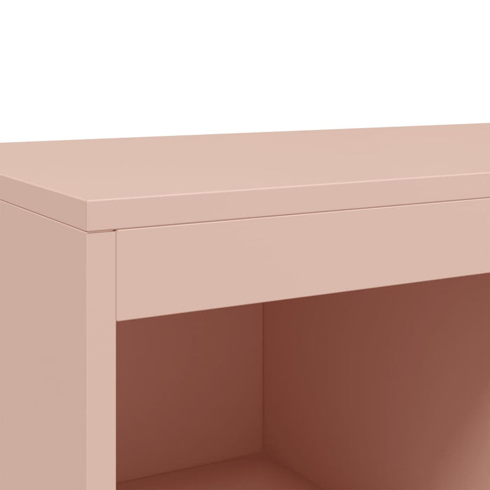 Highboard Pink 68.5x39x111.5 cm Steel