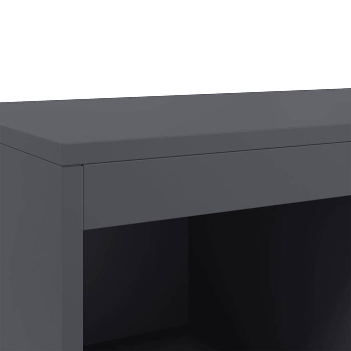 Highboard Anthracite 68.5x39x111.5 cm Steel