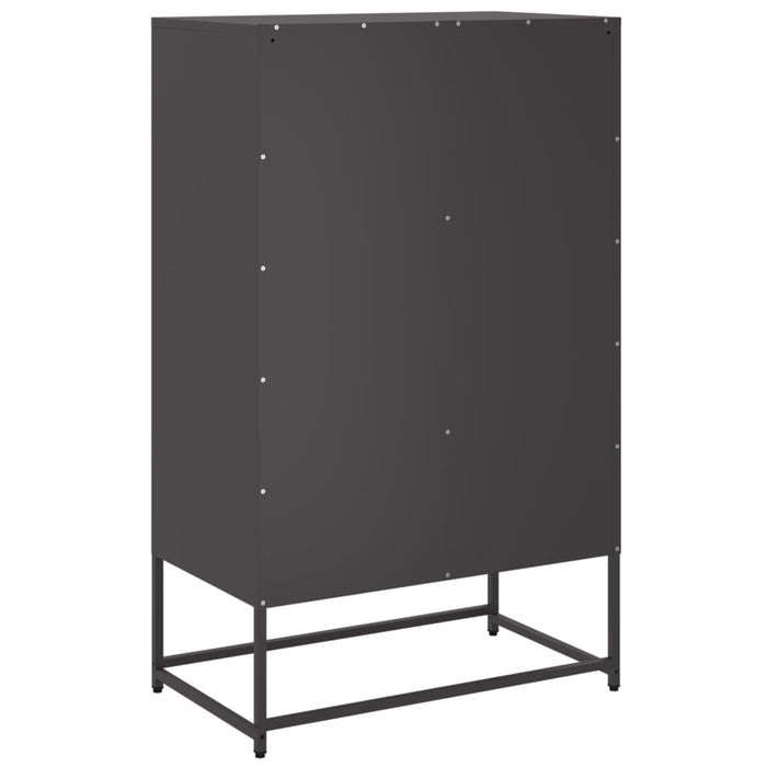 Highboard Black 68x39x111.5 см стомана