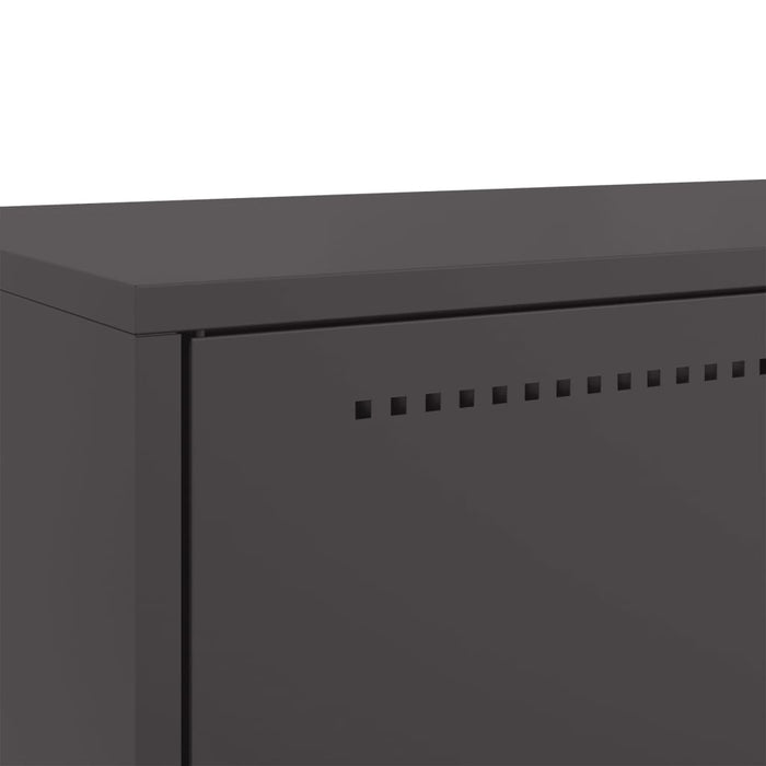 Highboard Black 68x39x111.5 см стомана