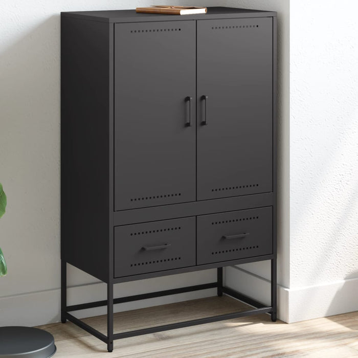 Highboard Black 68x39x111.5 см стомана