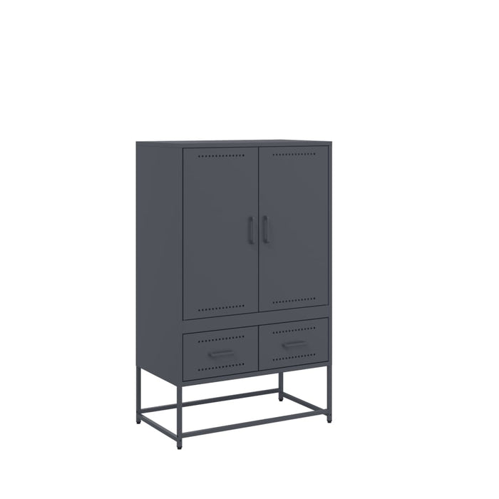 Highboard Anthracite 68x39x111.5 cm Steel