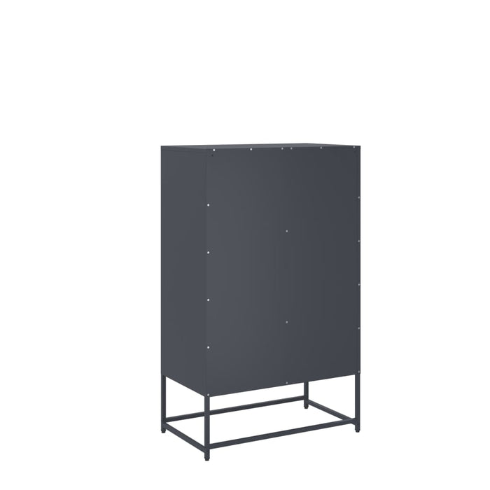 Highboard Anthracite 68x39x111.5 cm Steel