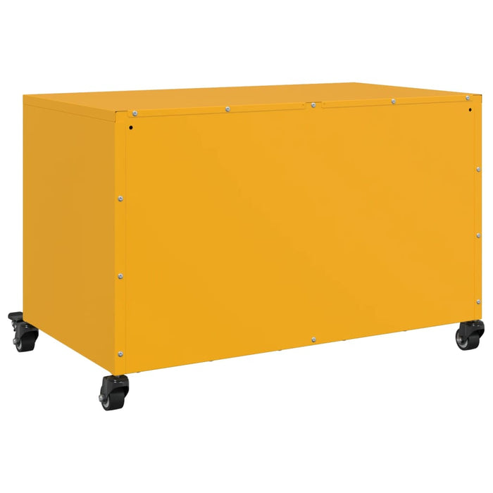 TV Cabinet Mustard Yellow 68x39x43.5 cm Steel