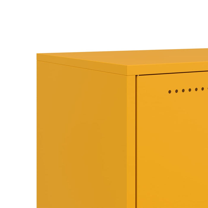 TV Cabinet Mustard Yellow 68x39x43.5 cm Steel