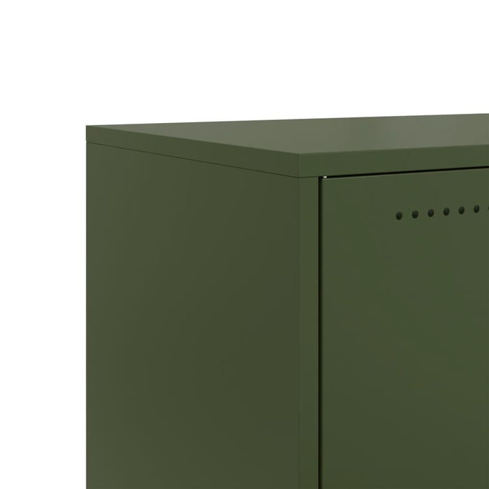 TV Cabinet Olive Green 68x39x43.5 cm Steel