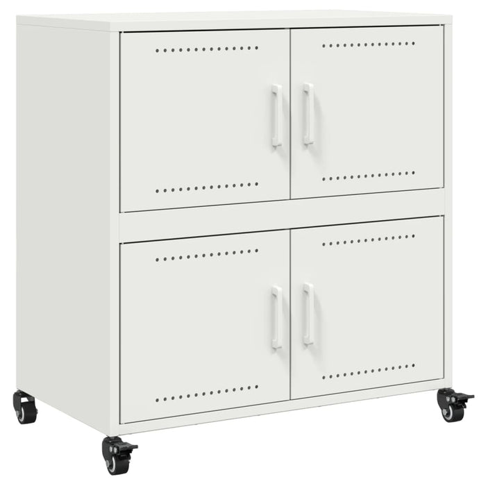 Sideboard White 68x39x72 cm Steel