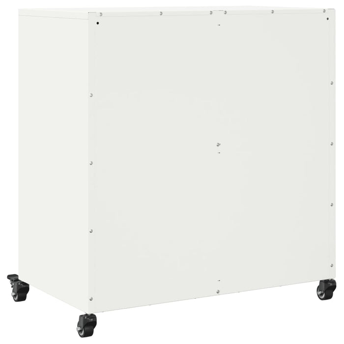 Sideboard White 68x39x72 cm Steel