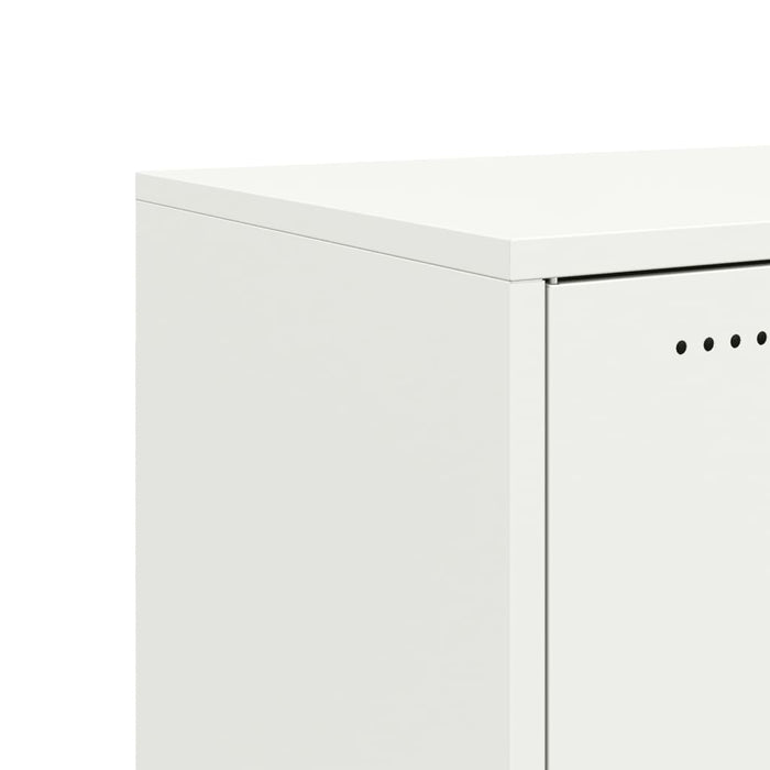 Sideboard White 68x39x72 cm Steel