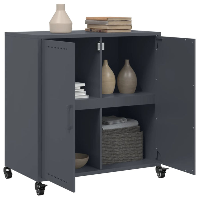 Sideboard Anthracite 68.5x39x72 cm Steel