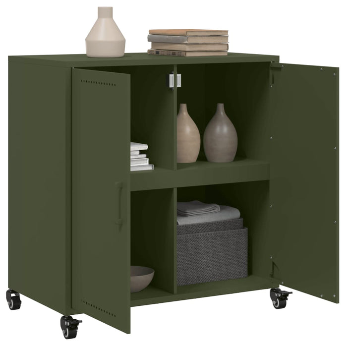 Бюфет Olive Green 68.5x39x72 см стомана