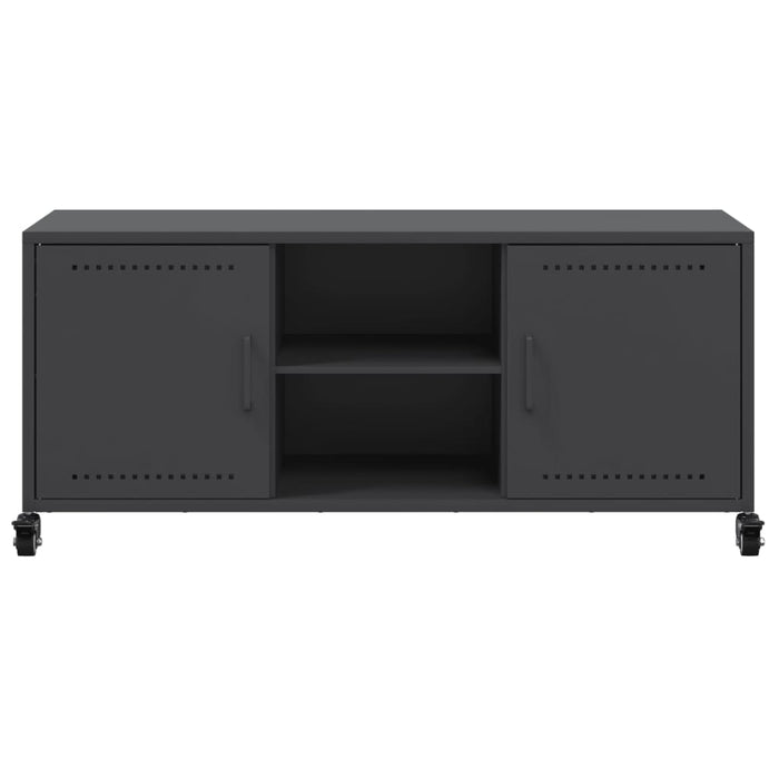 TV Cabinet Black 100.5x39x43.5 cm Steel