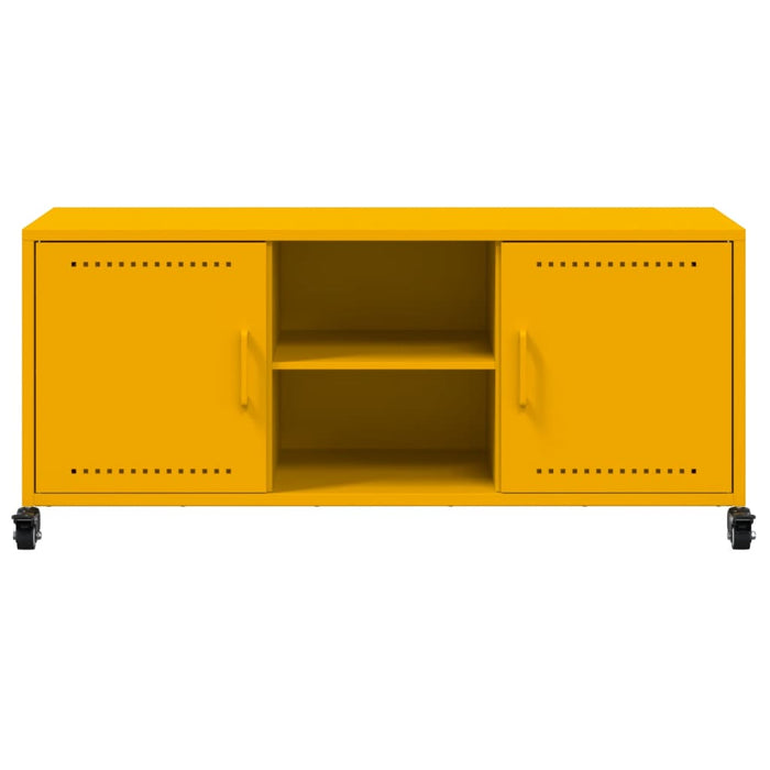 TV Cabinet Mustard Yellow 100.5x39x43.5 cm Steel