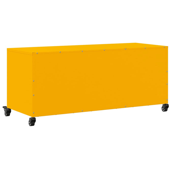 TV Cabinet Mustard Yellow 100.5x39x43.5 cm Steel