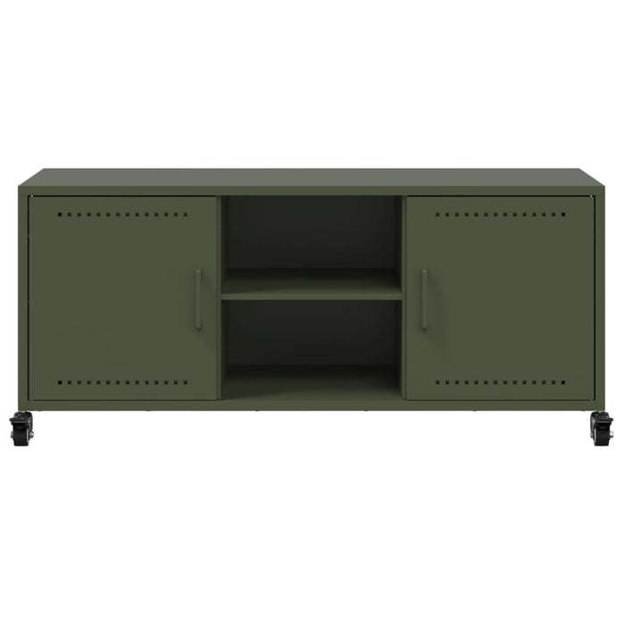 TV Cabinet Olive Green 100.5x39x43.5 cm Steel