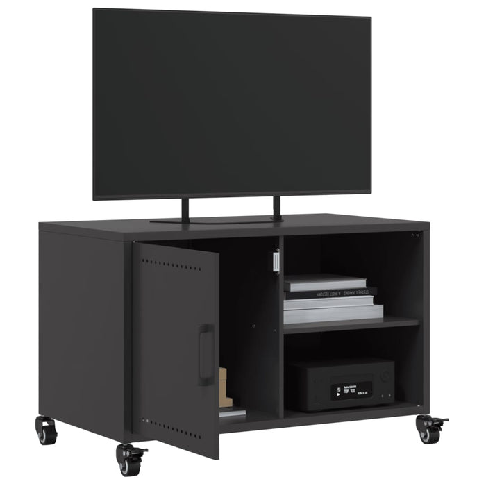 TV Cabinet Black 68x39x43.5 cm Steel