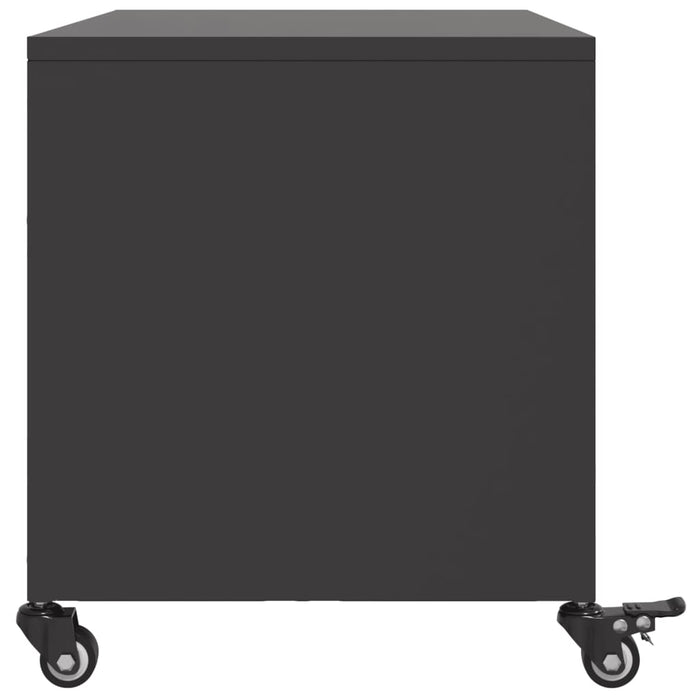 TV Cabinet Black 68x39x43.5 cm Steel