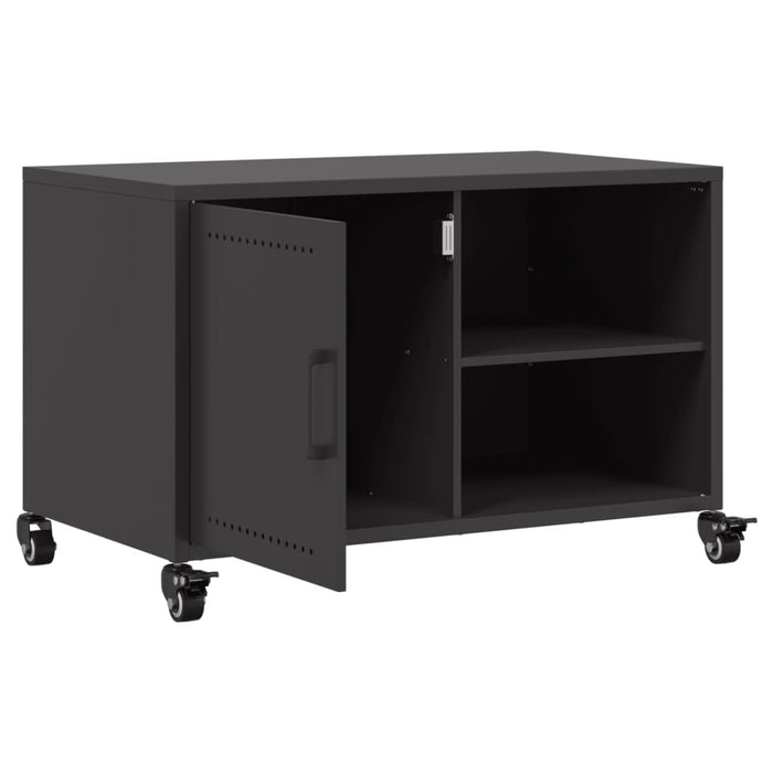 TV Cabinet Black 68x39x43.5 cm Steel