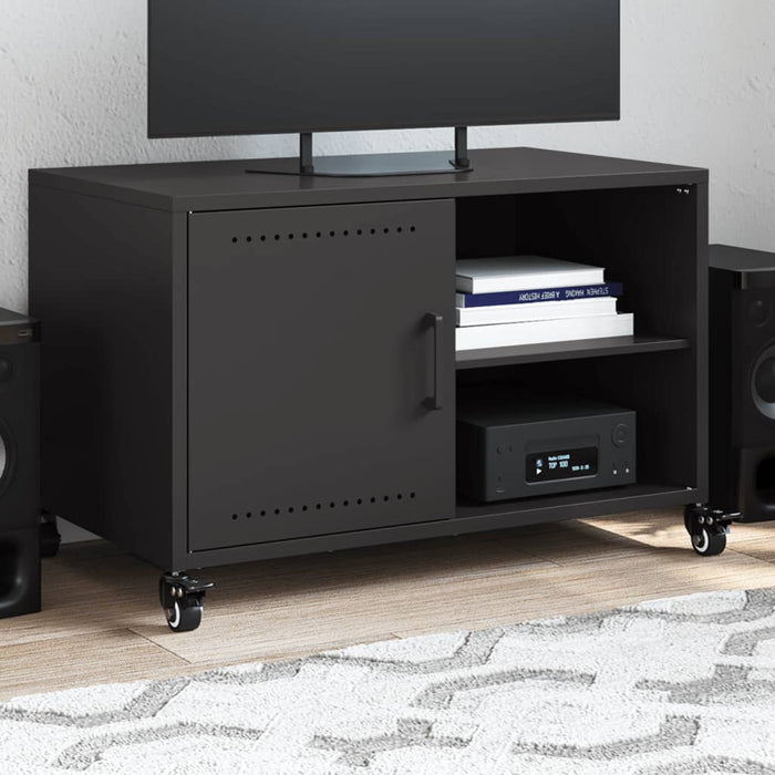 TV Cabinet Black 68x39x43.5 cm Steel