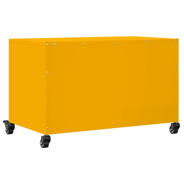 TV Cabinet Mustard Yellow 68x39x43.5 cm Steel