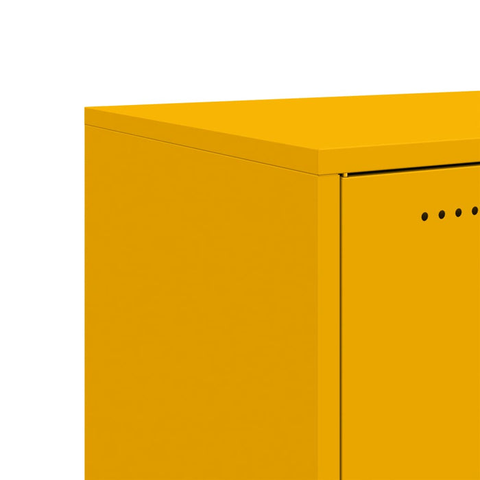 TV Cabinet Mustard Yellow 68x39x43.5 cm Steel