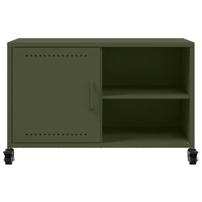 TV Cabinet Olive Green 68x39x43.5 cm Steel