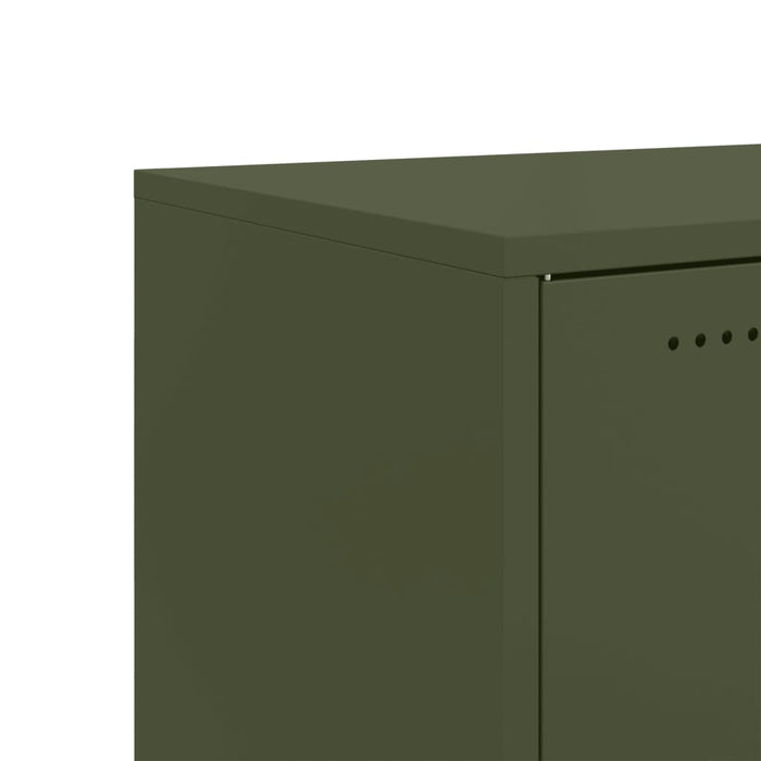 TV Cabinet Olive Green 68x39x43.5 cm Steel