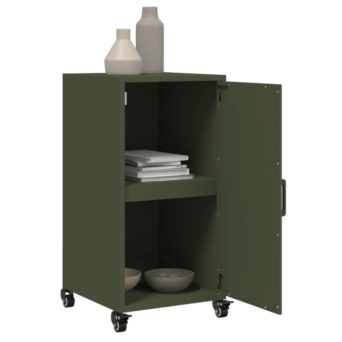 Sideboard Olive Green 36x39x72 cm Steel