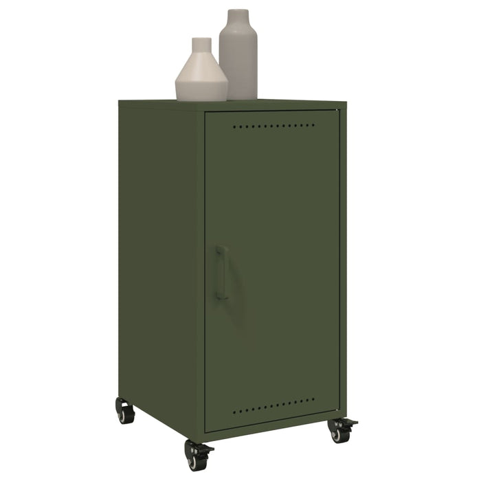 Sideboard Olive Green 36x39x72 cm Steel