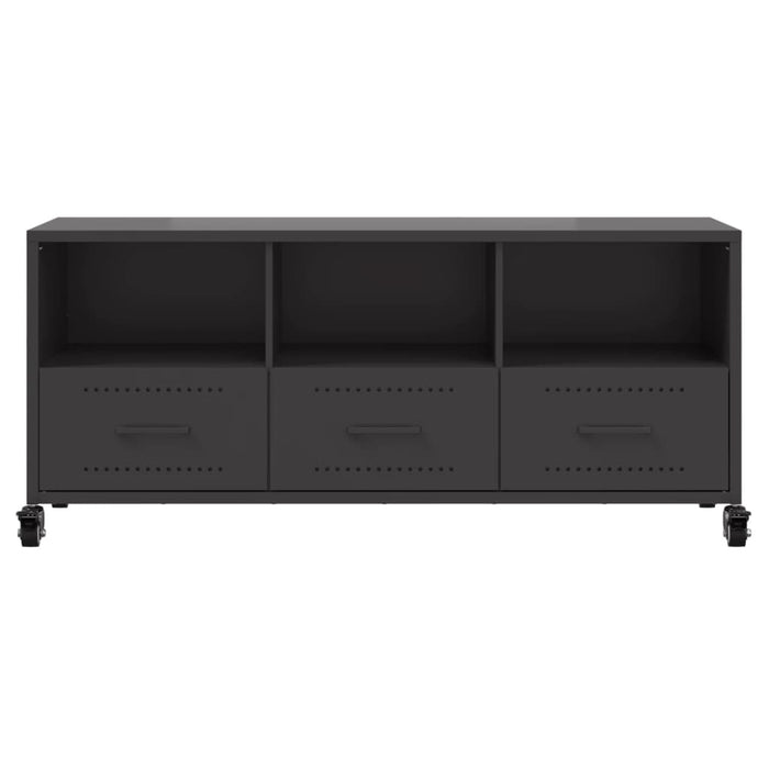 TV Cabinet Black 100.5x39x43.5 cm Steel