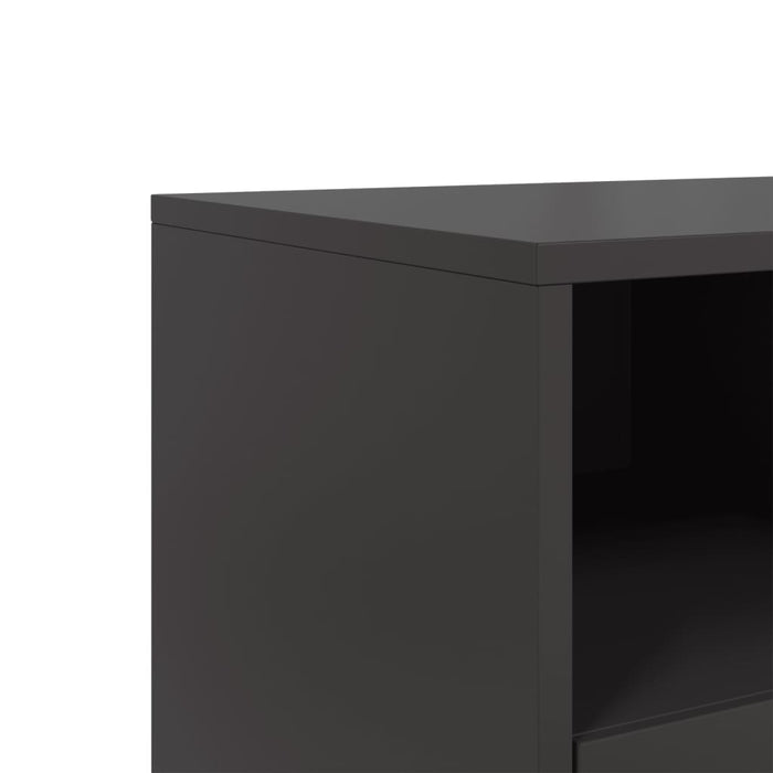 TV Cabinet Black 100.5x39x43.5 cm Steel