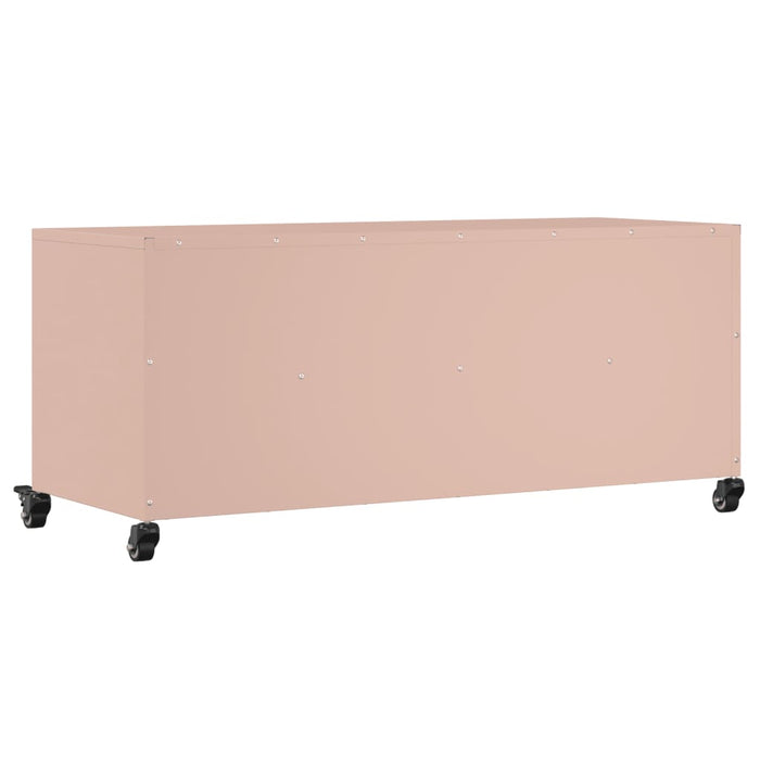 TV Cabinet Pink 100.5x39x43.5 cm Steel