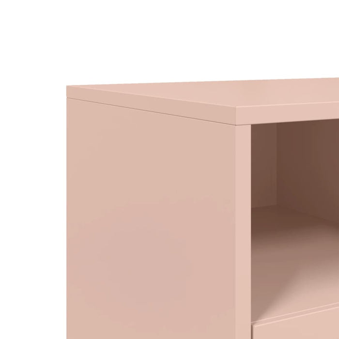 TV Cabinet Pink 100.5x39x43.5 cm Steel