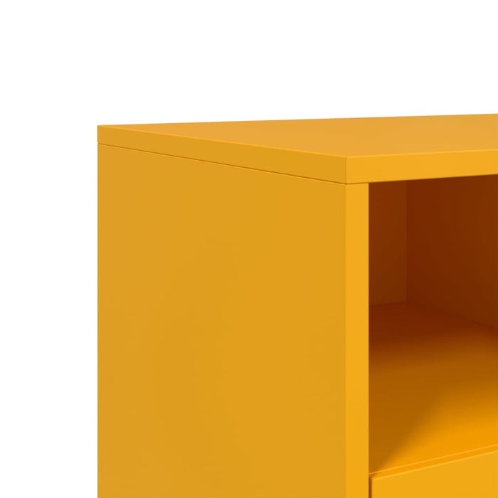 TV Cabinet Mustard Yellow 68x39x43.5 cm Steel