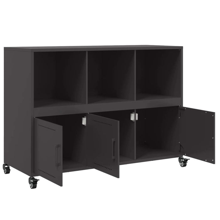 Sideboard Black 100.5x39x72 cm Steel