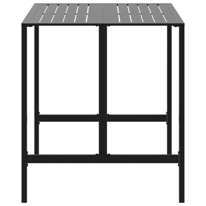 Bar Table Black 100x100x110 cm Powder-coated Steel