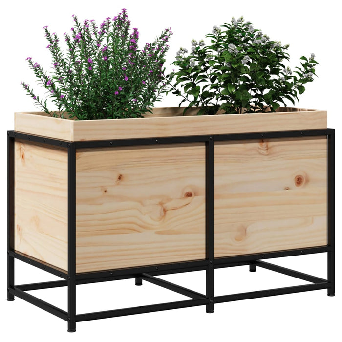 Garden Planter 80x40x50 cm Solid Wood Pine