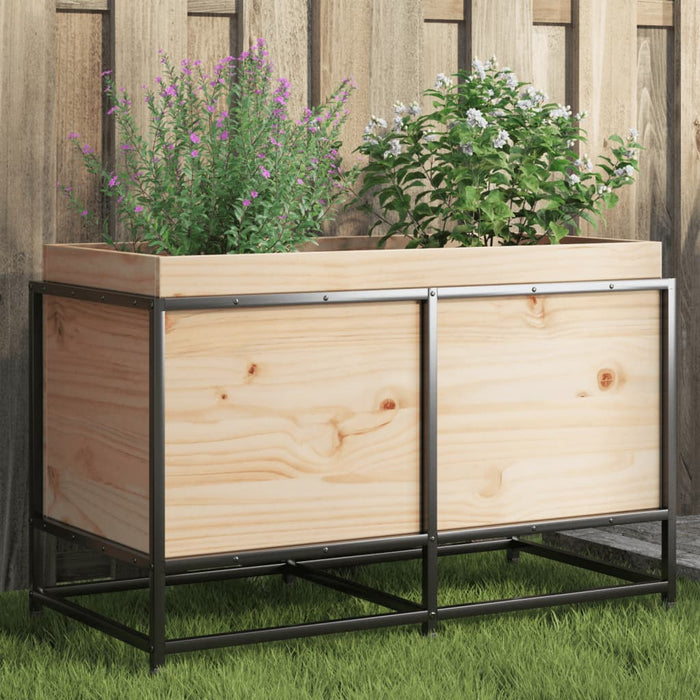 Garden Planter 80x40x50 cm Solid Wood Pine